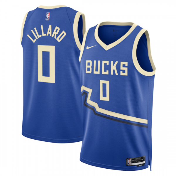 Damian Lillard Milwaukee Bucks Jersey