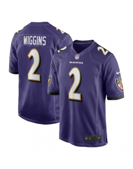 Nate Wiggins Baltimore Ravens Jersey