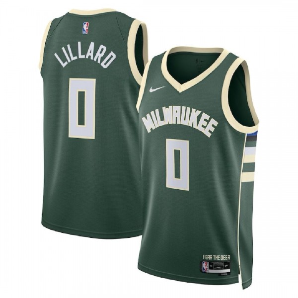 Damian LIllard Milwaukee Bucks Jersey