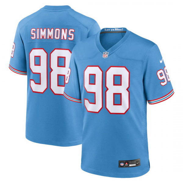 Jeffery Simmons Tennessee Titans Jersey