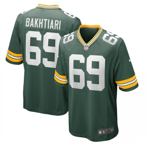 David Bakhtiari Green Bay Packers Jersey