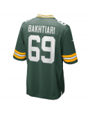 David Bakhtiari Green Bay Packers Jersey