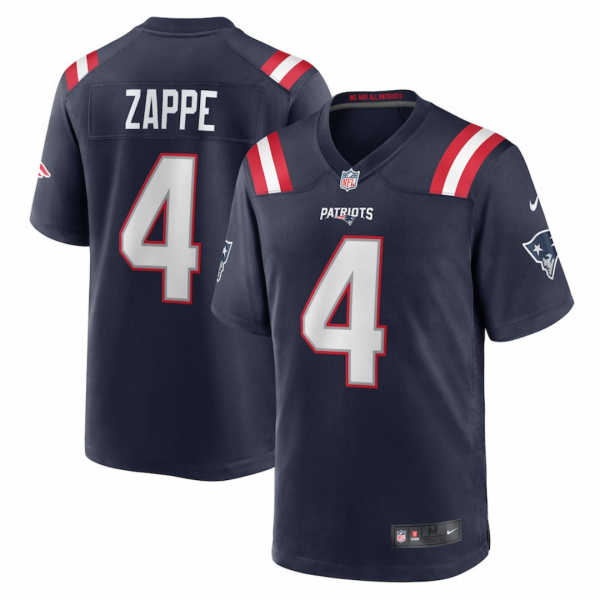 Bailey Zappe New England Patroits Jersey