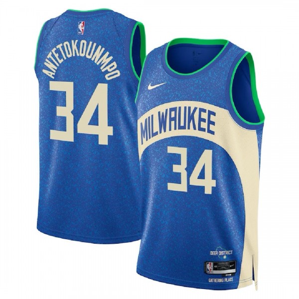 Giannis Antetokounmpo Milwaukee Bucks Jersey