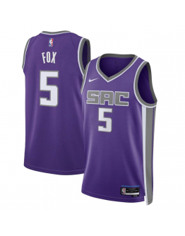 De&#39;Aaron Fox Sacramento Kings Jersey