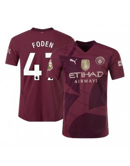 Phil Foden Manchester City Jersey