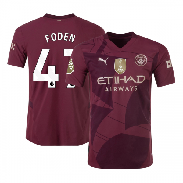 Phil Foden Manchester City Jersey