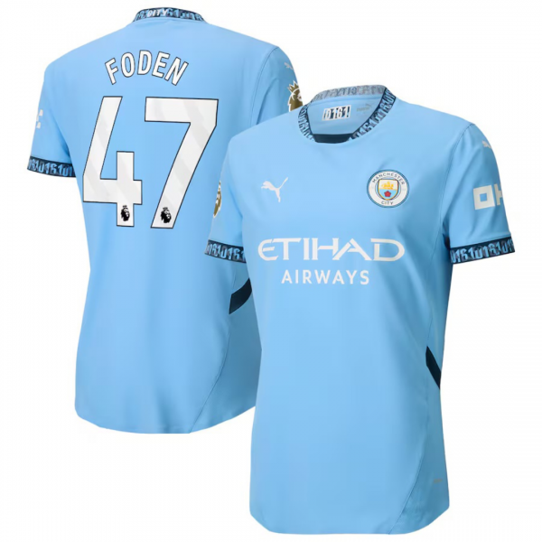 Phil Foden Manchester City Jersey