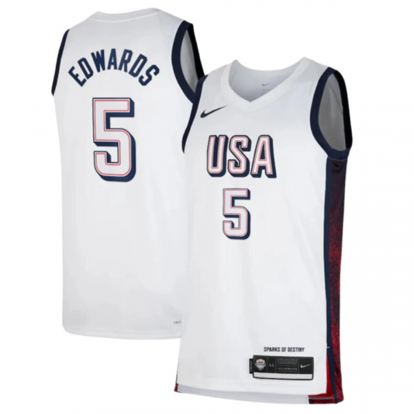 Anthony Edwards 2024 Team USA Jersey