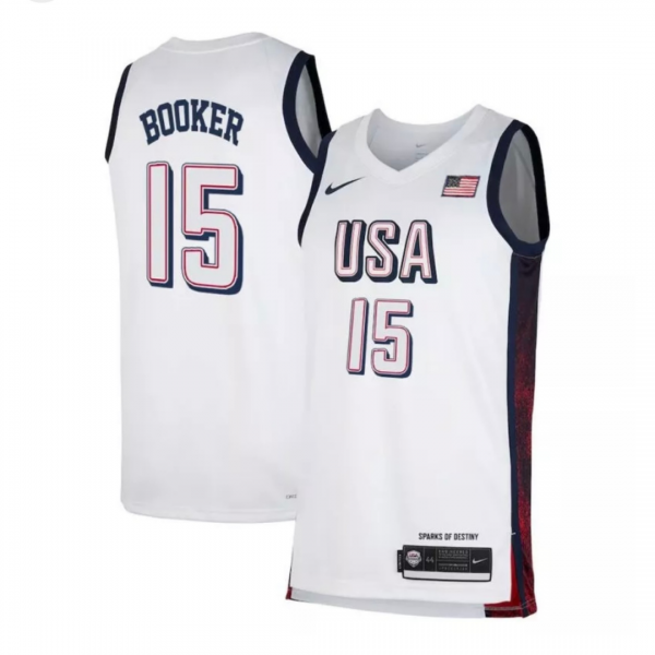 Devin Booker 2024 Team USA Jersey