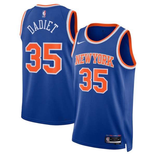 Pacome Dadiet New York Knicks Jersey