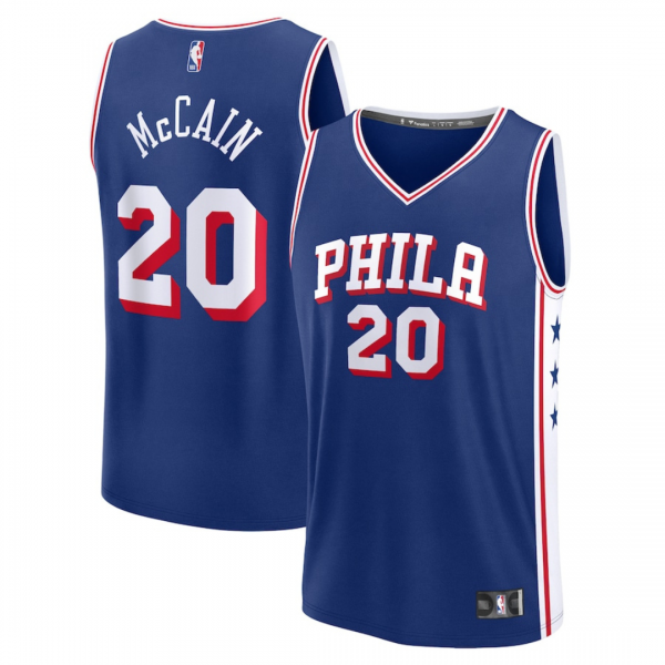 Jared McCain Philadelphia 76ers Jersey