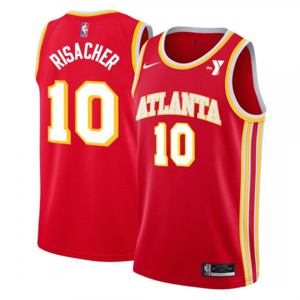 Zaccharie Risacher Atlanta Hawks Jersey