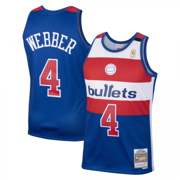 Chris Webber Washington Bullets Jersey