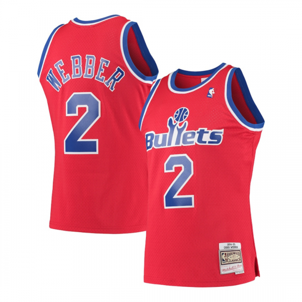 Chris Webber Washington Bullets Jersey